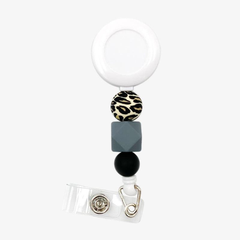 Wholesale Silicone Beaded Telescopic Keychain